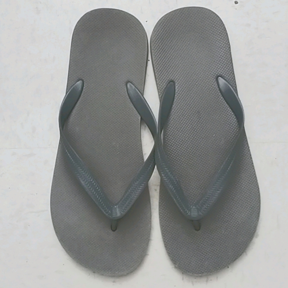 Unisex Gray Flip Flops
